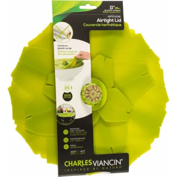 Charles Viancin ARTICHOCKE 28 cm Silicone Lid green