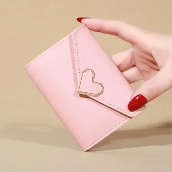 Malá stylová mini peněženka pro ženy | dámská peněženka, mini peněženka - Růžový