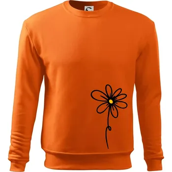 Pánská mikina Kopretina - dole na výšku - Mikina Essential pánská - M ( Oranžová )