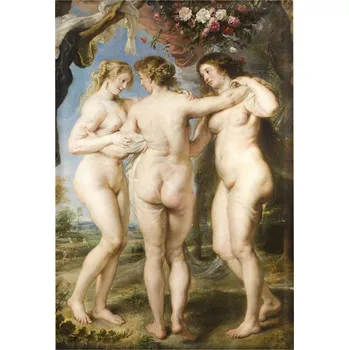 Obraz Magnet Tři Grácie Peter Paul Rubens