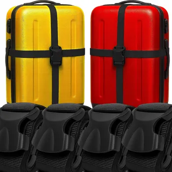 4X ZAJIŠŤOVACÍ POPRUH NA KUFR ZAVAZADLA TAŠKY PEVNÝ UPEVŇOVACÍ POPRUH