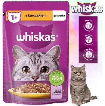 Krmivo pro kočku Whiskas Kapsička s kuřecím Želé 85 g
