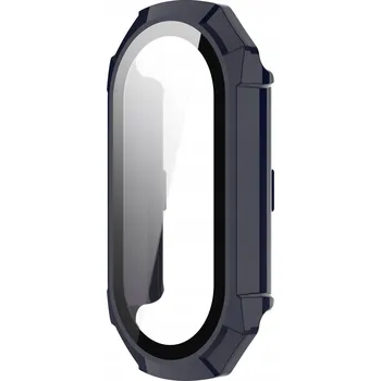 Pouzdro na mobilní telefon Pouzdro Bizon + sklo pro Xiaomi Mi Smart Band 8, pouzdro