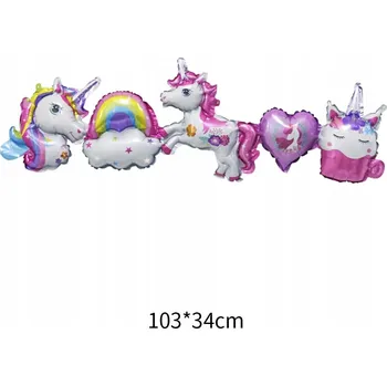 Balónek Balónková girlanda JEDNOROŽEC UNICORN oslava NAROZENINY GB12