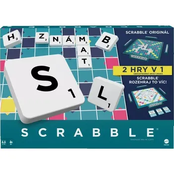 Desková hra Mattel Scrabble 2v1 - česká verze