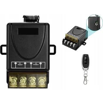 Bezdrátový spínač 30-70m dálkového ovládání světla pro domácnost 230V