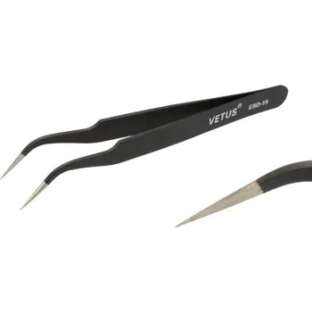 Kosmetická pinzeta Pinzeta na prodlužování řas vetus ESD-15 originál
