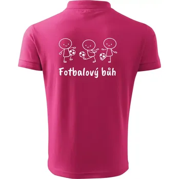 Pánská košile Fotbalový bůh - Polokošile pánská Pique Polo 203 - 2XL ( Purpurová )