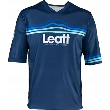 cyklistický dres LEATT DĚTSKÝ CYKLISTICKÝ DRES MTB ENDURO 3.0 JUNIOR JERSEY DENIM XL