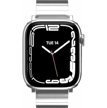 Řemínek na hodinky SwitchEasy řemínek Maestro Magnetic Stainless Steel pro Apple Watch 38/40/41mm - Silver