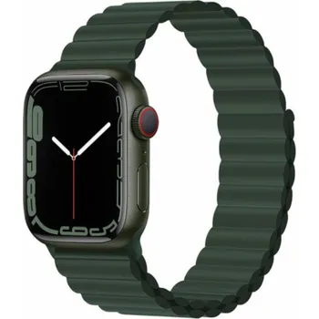 Řemínek na hodinky Deví řemínek Deluxe Series Sport3 Silicone Magnet Band 40/41/42mm - Sequoia