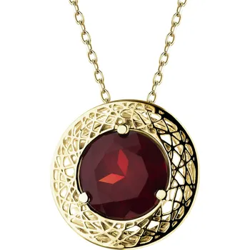 Přívěsek Zlatý přívěsek s granátem - AP539-6699