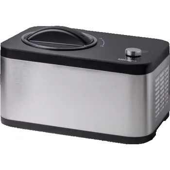 Lednice Unold 2-in-1 Eismaschine & Joghurtbereiter EVA (edelstahl/schwarz, für 1.500ml Eiscreme, 120 Watt Kompressor)