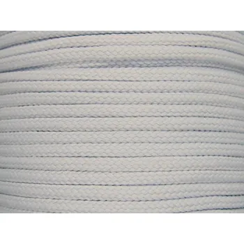 Šňůra YarnMellow Loopy 4mm - modrošedá - 1m