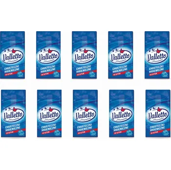 Papírový kapesník Hygienické kapesníčky Valletto bez vůně, 3vrstvé, 10 ks