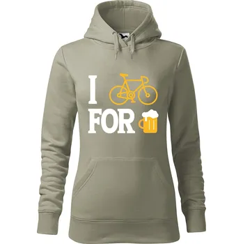 Pánská mikina Dámská mikina For beer Velikost (žena): S, Vyberte barvu: Světlá khaki