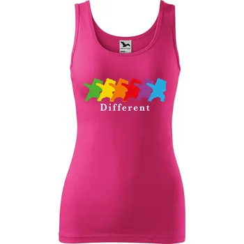 Dámské tílko s potiskem Different Velikost: L, Barva: Purpurová