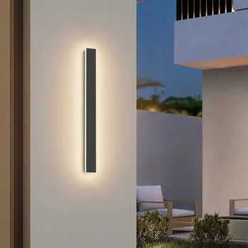 Nástěnné svítidlo LED Nástěnné Svítidlo Fasádní IP65 Černé 60CM 20W Teplá Bílá
