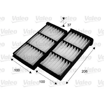 Klimatizace automobilu Filtr, vzduch v interiéru VALEO 715545