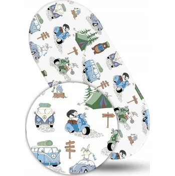 Prostěradlo PROSTĚRADLO DO KOČÁRKU KORBIČKY KOLÉBKY BAVLNĚNÉ