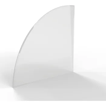 Krbová kamna HS FLAMINGO Sklo pod kamna - FLAMINGO Výseč 1000x1000 mm, fazeta / 6 mm