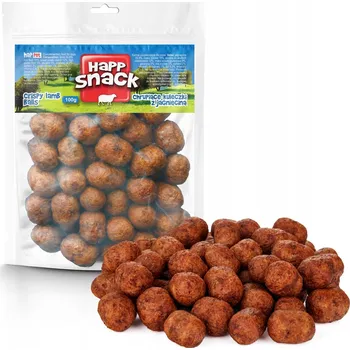 Pamlsek pro psa Křupavé kuličky s jehněčím masem 100g
