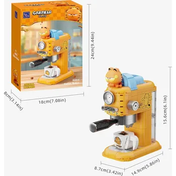 ostatní stavebnice PANTASY Stavebnice 86812 Garfield Machines 3D sada kávovarů