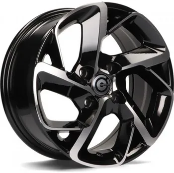 Alu kolo Carbonado Alu Kola Carbonado NANTES 7x16 4x108 ET25 Black Front Polish 65.1