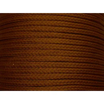 Šňůra YarnMellow Loopy 4mm - oříšková - 1m