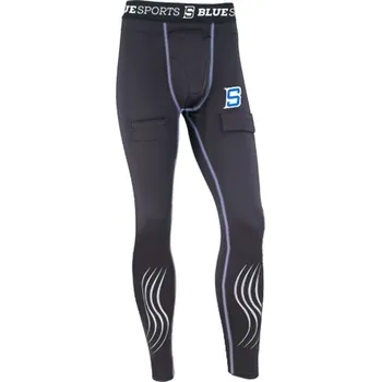 Pánské kalhoty Kompresní kalhoty se suspenzorem Blue Sports Fitted Pant Senior XXL