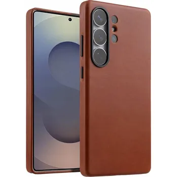 Pouzdro na mobilní telefon Zadní Kryt MELKCO pro Samsung Galaxy S25 Ultra hnědý