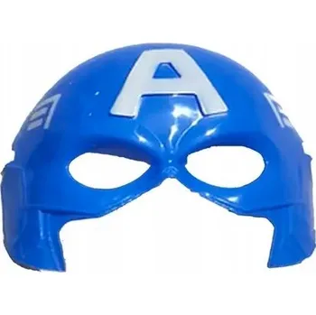 Karnevalová maska Maska na obličej Spiderman plastová superhrdina modrá