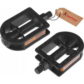 Pedál na kolo Platformové pedály sportown pro dětské kolo 12 14 16 18 20" malé, černé