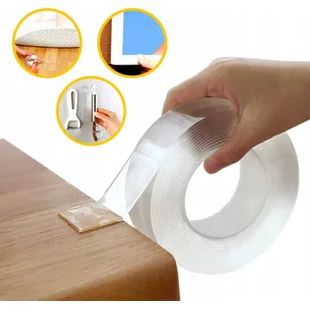 Oboustranná nano páska opakovaně použitelná vodotěsná ozdoba bez stopy 3Mx3CM 30 mm x 3 m