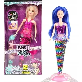 Panenka PANENKA MOŘSKÁ PANNA OCAS S FLITRY + MUŠLE KARTÁČ