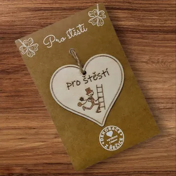 Dekorace z Řečice Dárková kartička s kominíkem