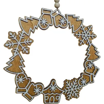 Vánoční dekorace Dekorace z Řečice Vánoční věnec 25cm