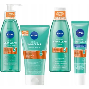 Kosmetická sada NIVEA DERMA SKIN CLEAR Sada kosmetiky na obličej