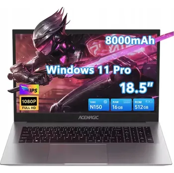 Notebook Notebook AceMagic VistaBook AX18 18,5" Intel N 16 GB / 512 GB šedý