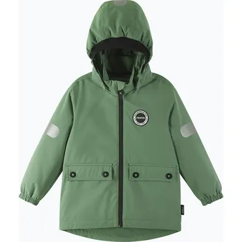 Dětská bunda do deště Reima Symppis green clay