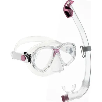 Potápěčská maska Juniorský potápěčský/šnorchlovací set CRESSI-MAREA JUNIOR + SEAL DRY JUNIOR COMBO CLEAR/PINK Růžová UNI