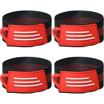 Cyklistické rukavice Fongmore 4 balení elastických nastavitelných cyklistických pásů na kotníky, cyklistické