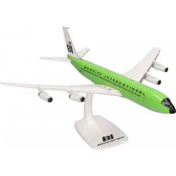 Plastikový model 1:144 Boeing B707-327C Braniff International "Light Green - Jellybean" Colors (Snap-Fit)
