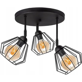 Závěsné svítidlo Fibram Lighting DRÁTĚNÉ LAMPY 3-bodové světlo E27