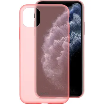 Silikonový kryt na iPhone 11 Pro Max - Růžová transparentní