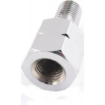 Zrcátko pro motocykl REDUKCE / ADAPTÉR ZRCÁTKA 10 mm - 10 mm CHROM