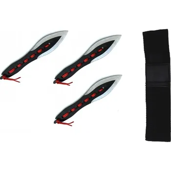 Kuchyňský nůž Nože šipky, šurikeny, vrhací nože z oceli, sada 3 kusů + obal