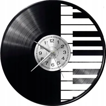Hodiny Klavír Nástěnné Hodiny Vinylová Deska Moderní Dekorativní Dárek