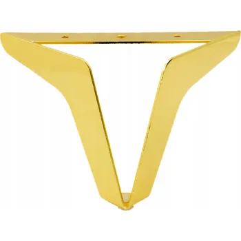 Stolová podnož Nábytková noha Loft zlatá nožička glamour, výška 13 cm, pro pohovku, rohovou sedací soupravu
