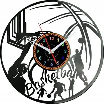 Hodiny Basketbal Nástěnné hodiny Vinylová deska Moderní dekorativní U